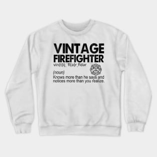 Vintage Firefighter Crewneck Sweatshirt